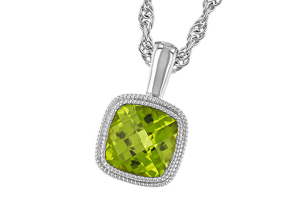D310-88082: NECKLACE .95 CT PERIDOT