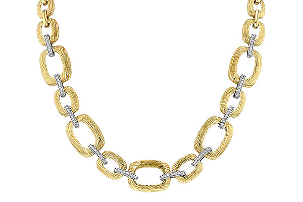 G043-55345: NECKLACE .48 TW (17 INCHES)