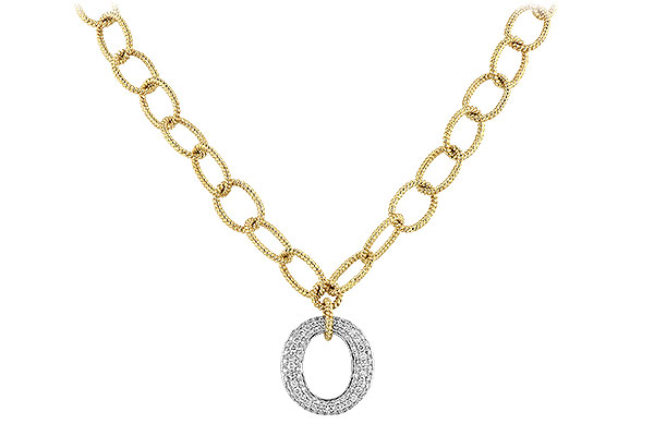 G227-19845: NECKLACE 1.02 TW (17 INCHES)