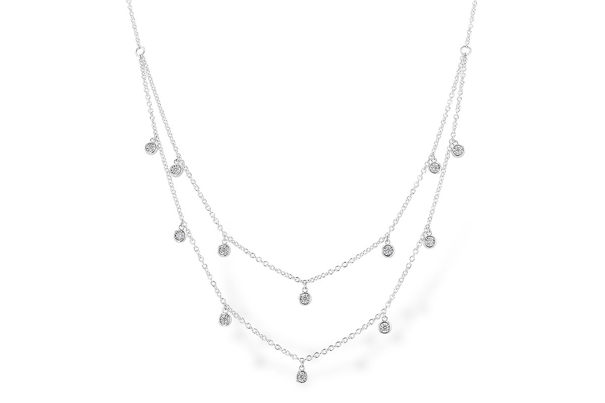 K310-83527: NECKLACE .22 TW (18 INCHES)