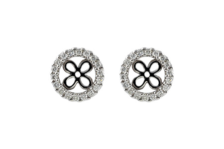 A224-49837: EARRING JACKETS .30 TW (FOR 1.50-2.00 CT TW STUDS)