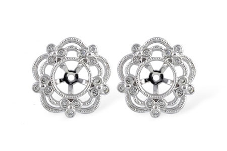 B222-68082: EARRING JACKETS .16 TW (FOR 0.75-1.50 CT TW STUDS)