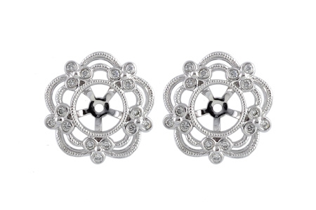 B222-68082: EARRING JACKETS .16 TW (FOR 0.75-1.50 CT TW STUDS)
