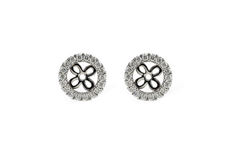 B224-49828: EARRING JACKETS .24 TW (FOR 0.75-1.00 CT TW STUDS)