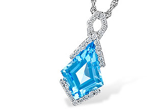 B309-93455: NECK 2.40 BLUE TOPAZ 2.53 TGW