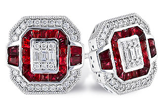 D309-98027: EARR .80 RUBY TW 1.05 TGW