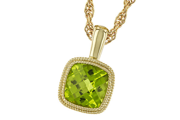 D310-88082: NECKLACE .95 CT PERIDOT