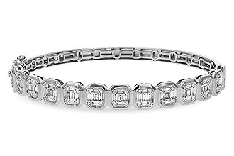 D311-73518: BANGLE .81 TW BAGUETTE 1.00 TW