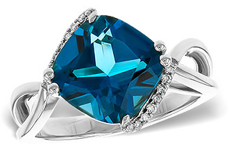 D311-79864: LDS RG 4.42 LONDON BLUE TOPAZ 4.50 TGW (10MM LBT)